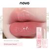 Novo Lip Oil Moisturizing and Nourishing Lip Gloss Transparent Lip Glaze Glass Lip Balm Anti-Chapping Lipstick Base with Fine Shimmer