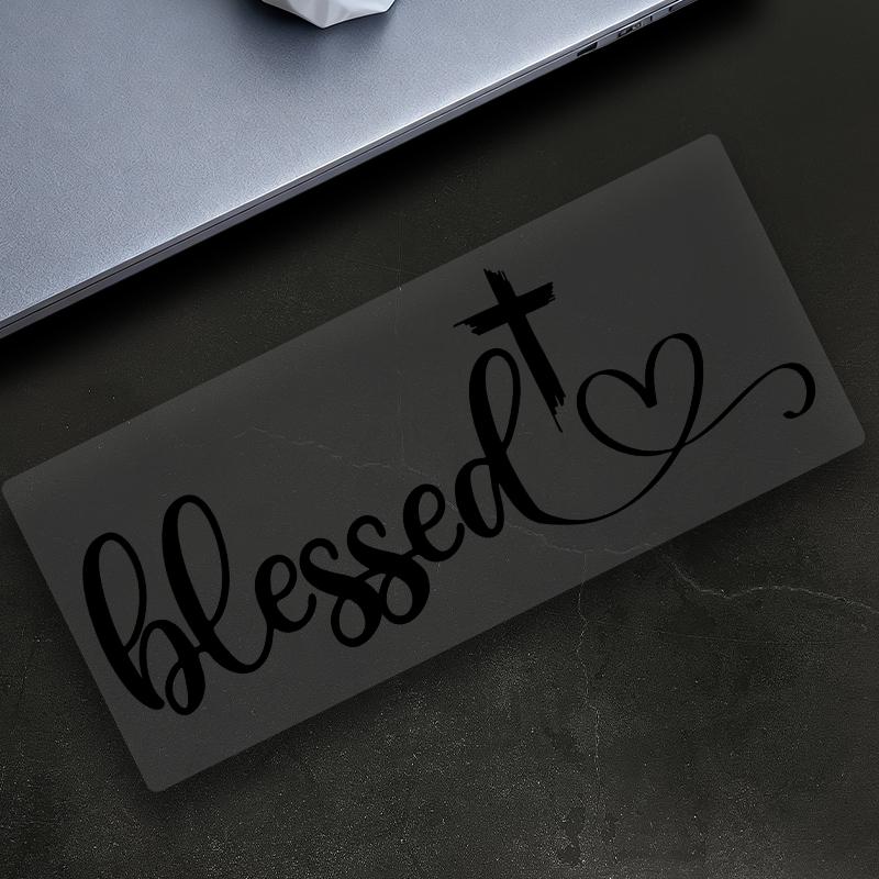 1pc Cross Blessed Motorcycle Stickers Waterproof for Motorcycle Fuel Tank Fairing Tailbox Car Body Scooter Universal Vinyl Decal