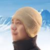 New Winter Wool Hat Men's Ear Protection Hat Piled and Thickened Outdoor Warm and Windproof Winter Knitted Hat