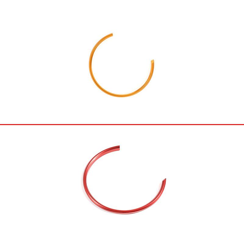 For Toyota GR Supra A90 -2024 Aluminum Alloy Car Interior Dashboard Tachometer Decorative Ring Sticker Car Accessories