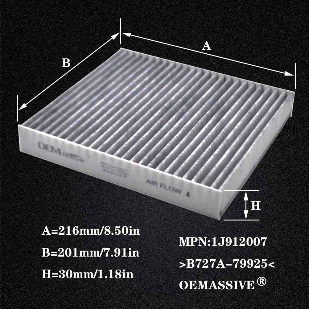 For Infiniti FX35 FX45 G35 Mitsubishi Lancer Outlander Sport RVR ASX Activated Carbon Pollen Cabin Air AC Filter Car Accessories