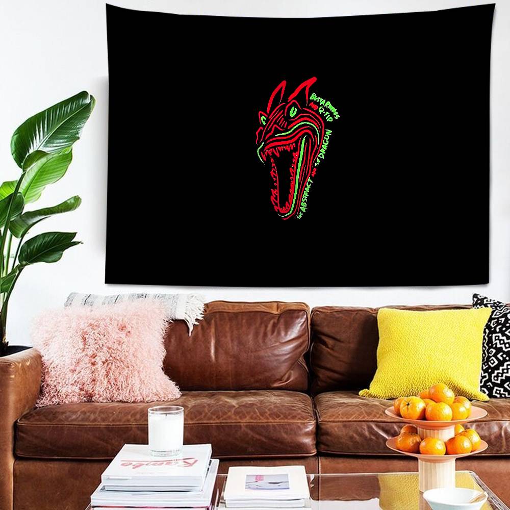 Pop Band A TTribe Called Quest Hippie Wall Hanging Tapestries Bohemian Wall Tapestries Mandala INS Home Decor 74x94cm(29x37in)