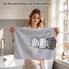 Stacked Cartoon Cats Absorbent Bath Towel