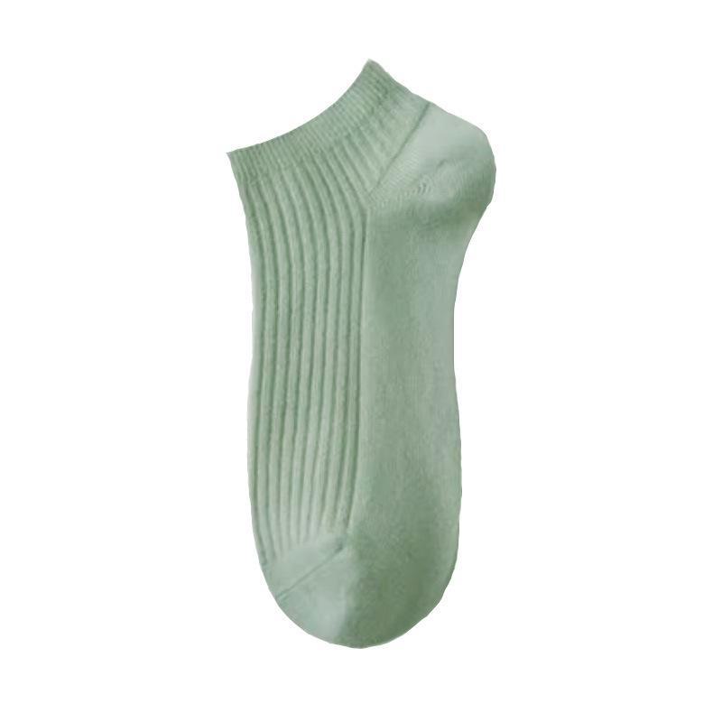 

Мужские модные летние дышащие носки — короткие, тонкие, впитывающие пот, однотонные, с глубоким вырезом. One size светло-зеленый