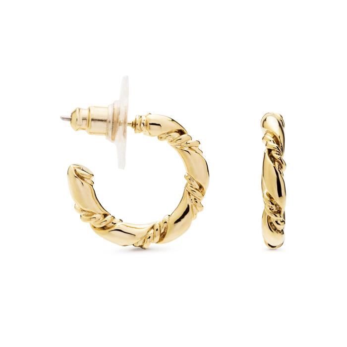 Boucles d'oreilles - LUXENTER - Phiaké - Alliage plaqué or jaune 18 carats - Taille unique - Femme