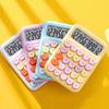 Calculator Typewriter-Inspired Round Button Large Screen Portable Easy To Use Calculator for Office School Home