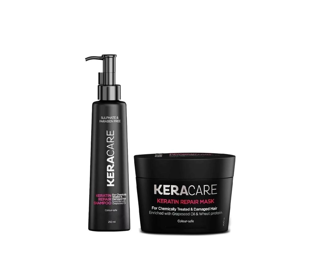 God-rej Professional Kera-care Champú Reparador de Queratina 250ML y Mascarilla Reparadora 200G (Combo)