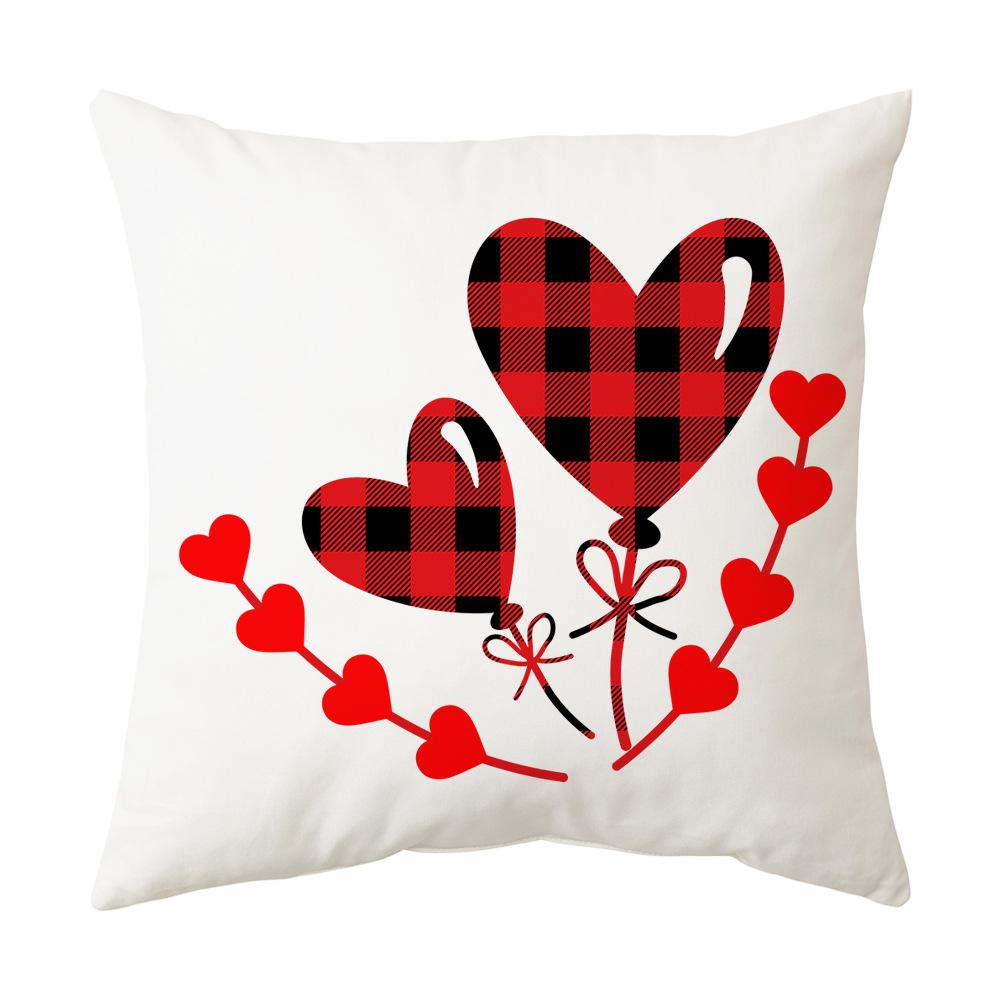 New Valentine's Day Pillow Cover Love Holiday Gift Pillow Home Cushion Cushion Cover