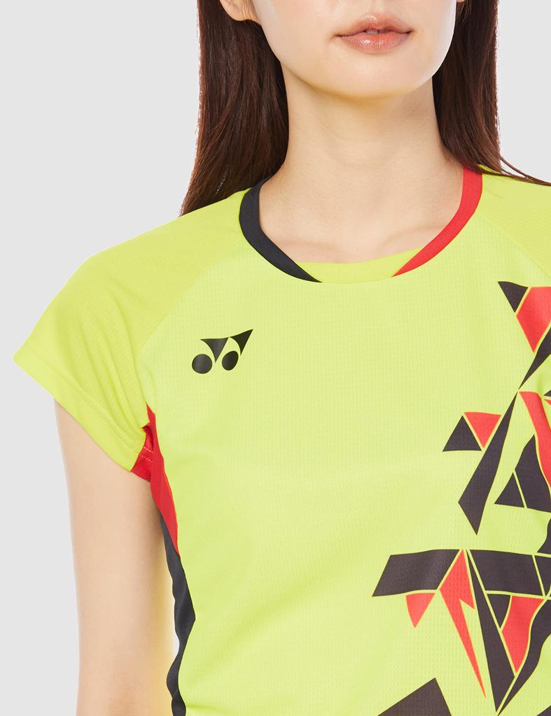 Kortermet skjorte Game Shirt Lime Gul O [YONEX] Dame (500)