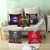 Nordic Black Letter Pillow Cushion Cover Living Room Sofa Car Pillow Cover Home Furnishings