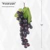 Artificial Grape Cluster Decoration – Green Frosted Grapes Prop for Display or Shooting