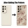 Cartoon Flowers Print Case For Samsung Galaxy S26 S25 Ultra S24 Plus S23 S22 Ultra Magnetic For Magsafe Liquid Silicone Cover