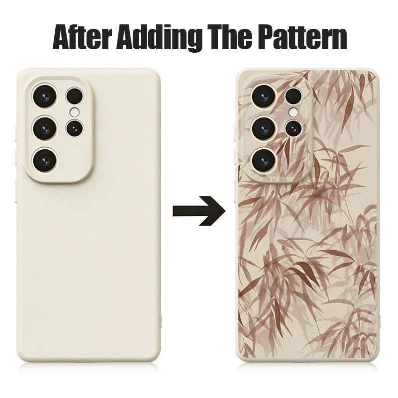 Cartoon Flowers Print Case For Samsung Galaxy S26 S25 Ultra S24 Plus S23 S22 Ultra Magnetic For Magsafe Liquid Silicone Cover