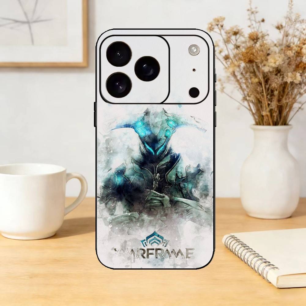 Video Game W-Warframe Phone Case Silicone black Soft For IPhone 17,16,15,14,13,12,11,SE,Plus Pro Max