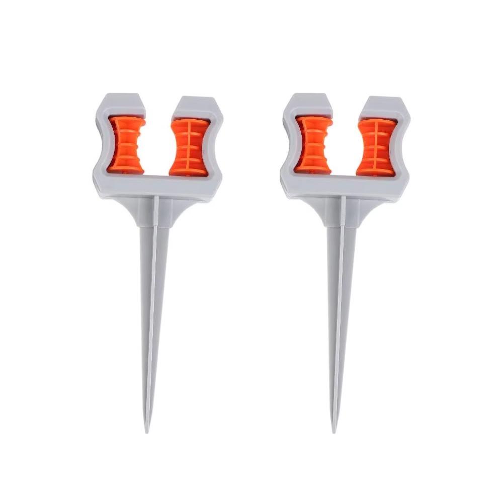 2Pcs Anti-Kink Water Pipe Guide Ground Spike Hose Guide Spike Lawn Yard Farm