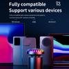 Bone Conduction Speaker Portable Small BT Speaker with Colorful LED Lights Wireless HIFI Stereo