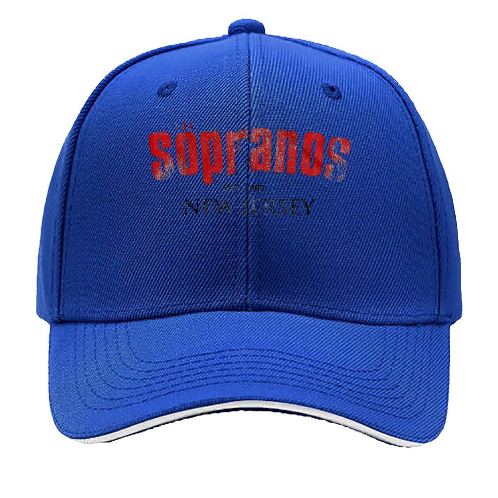 The Sopranos Grungy Red Texture New Jersey Typography Graphic Sandwich Baseball Cap For WoUnisexs Unisex FeUnisex Beach Dad Hat