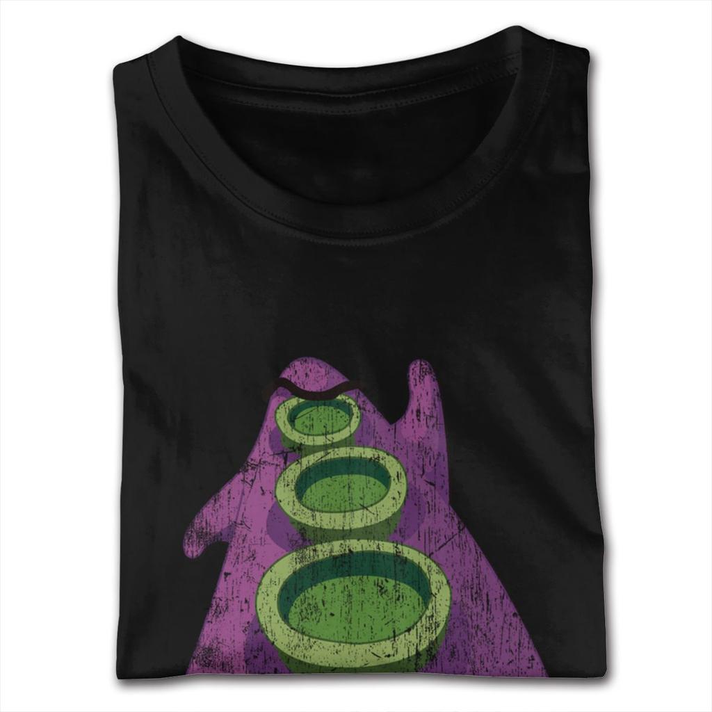 3D Printed Day Of The Tentacle (Distressed) Tees Custom Short Sleeve Valentine's For Men Small Size Black T-shirts