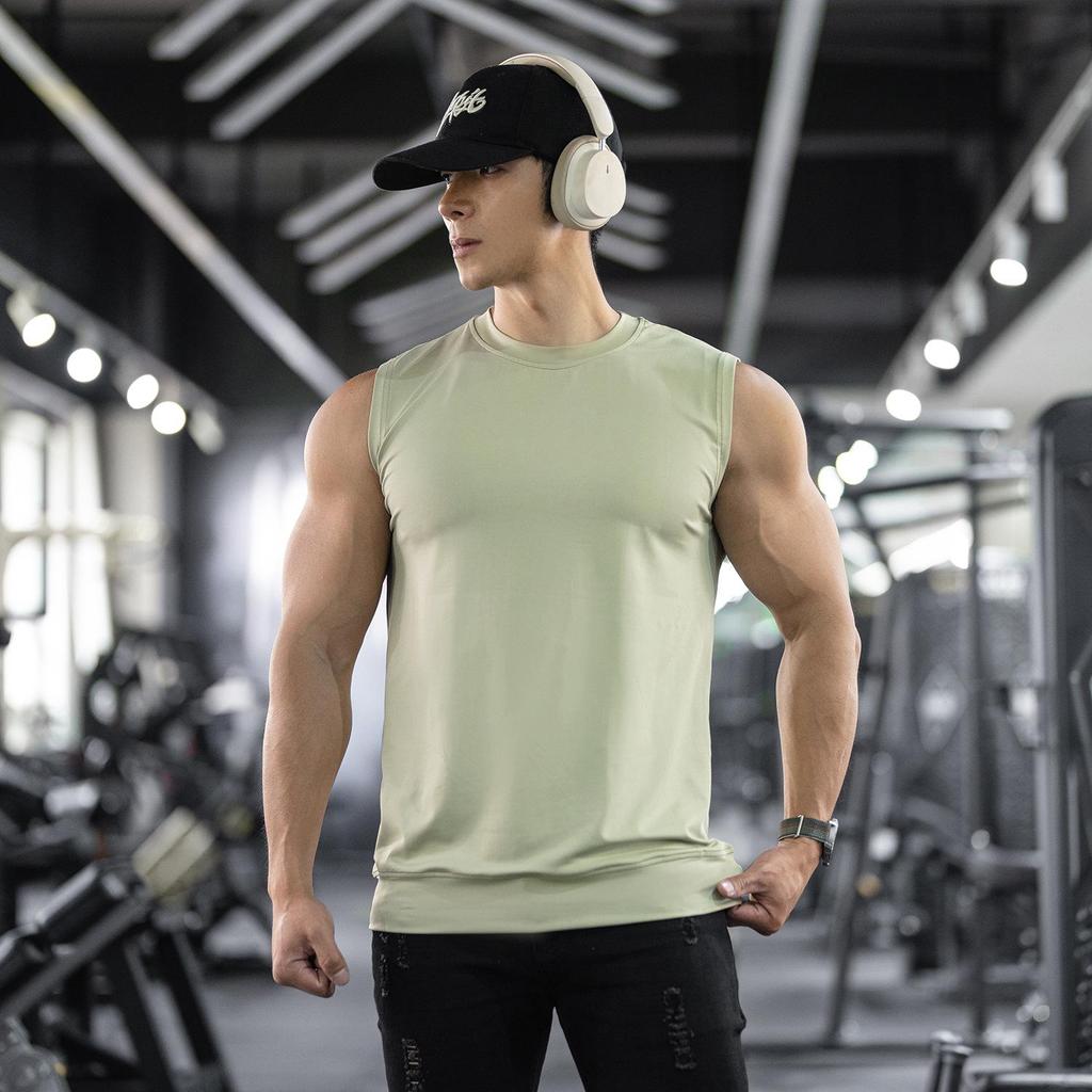 Men's Summer Quick-Dry Ice Silk Sleeveless Running Vest