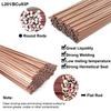 HHO-For Copper Pipe For Air Conditioner Refrigerator Brazing Rod 10 Sticks Self Fluxing Phosphor Welding Rod Pipe Oven