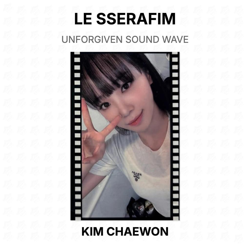 LE SSERAFIM UNFORGIVEN SOUND WAVE Official Photocard