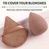 4 Stück/Set Damen Make-up Pinsel Set mit Puderschwamm Loses Puder Rouge Foundation Pinsel Synthetische Borsten Kosmetikpinsel Make-up Schwamm Set