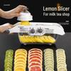 2024 Multifunctional Lemon Slicer for Milk Tea Shop - Efficient Fruit Thin Slicing Tool