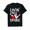 Living On A Spare T Shirt Bowling League Team Funny Bowl Vintage Top For Everyday Wear Graphic Breathable Stylish