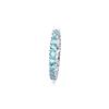 Swarovski Matrix Fashion Round Cut Rhodium Plated Ring Women ring Blue 5658671