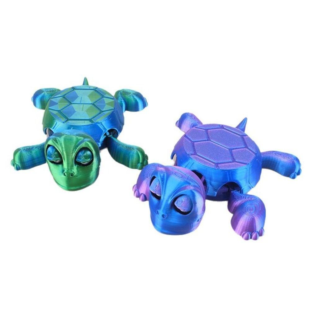 PLA Turtle Cup Pad Quirky Toys 3D Printed Turtle Base Cup Mat Panicked Turtle Coaster Kids Gifts