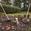 2in1 Hoe Rake Versatile Garden Lightweight for Soil Loosening, Undesirable Vegetation