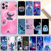 Cartoon Stitch Durchsichtige Handyhülle für Motorola Moto Edge 20 30 40 50 S30 Fusion Ultra Pro Neo Lite
