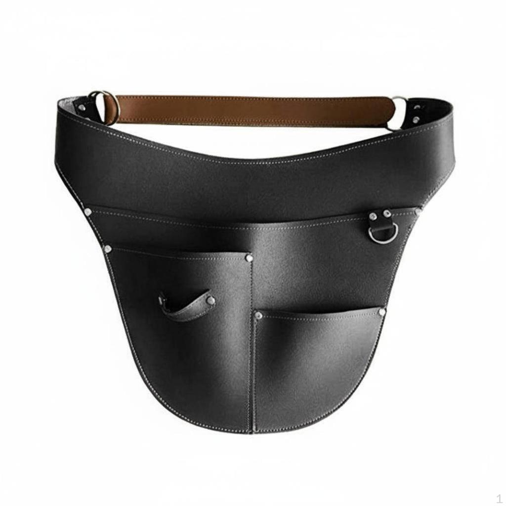 Craft Tool Pouch PU Leather Adjustable Belt Lightweight Wear for Studio