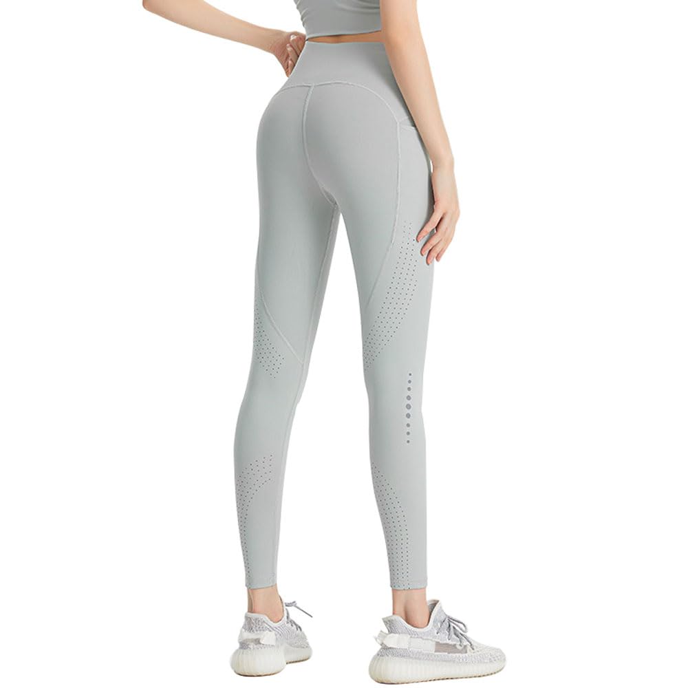 

Женские брюки Yodilala Jogger и для бега размера L, быстросохнущие, влагоотводящие, дышащие, удобные, прочные, износостойкие, женская одежда, серые,