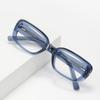 Trendy women's magnifying glasses 2025 Small Rectangle Clear Glasses Spring hinge Presbyopia Eyeglasses TR90 Black Reading Glass
