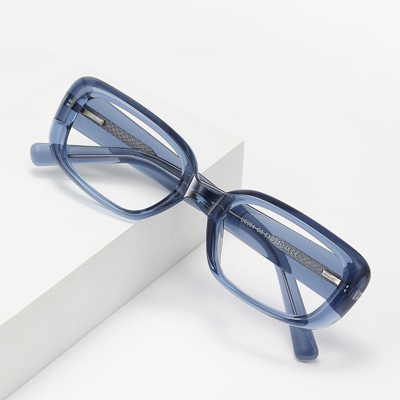 Trendy women's magnifying glasses 2025 Small Rectangle Clear Glasses Spring hinge Presbyopia Eyeglasses TR90 Black Reading Glass