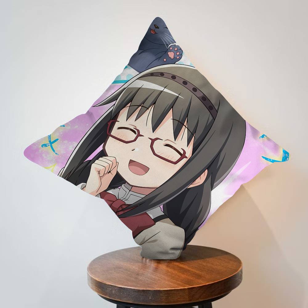 Cartoon Figure Akemi Homura Cushion Cover Decorative Pillow Sofa Home Decor case pillow cases