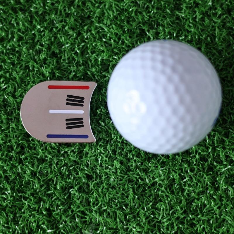 Golf Ball Marker Cap Clip Universal Hat Fit Practical Putting Alignment Aiming Tool Hat Clip for Enhanced Golf Performance