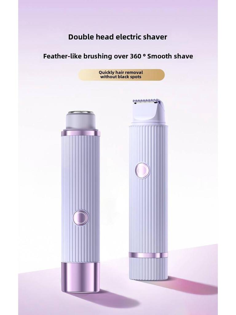 Dual-Head Women’s and Men’s Electric Epilator & Shaver