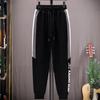 Spring Men Sports Suit Casual Hooded Pullover Thin Fleece Sportswear All-match Clothes for Teenage Students
