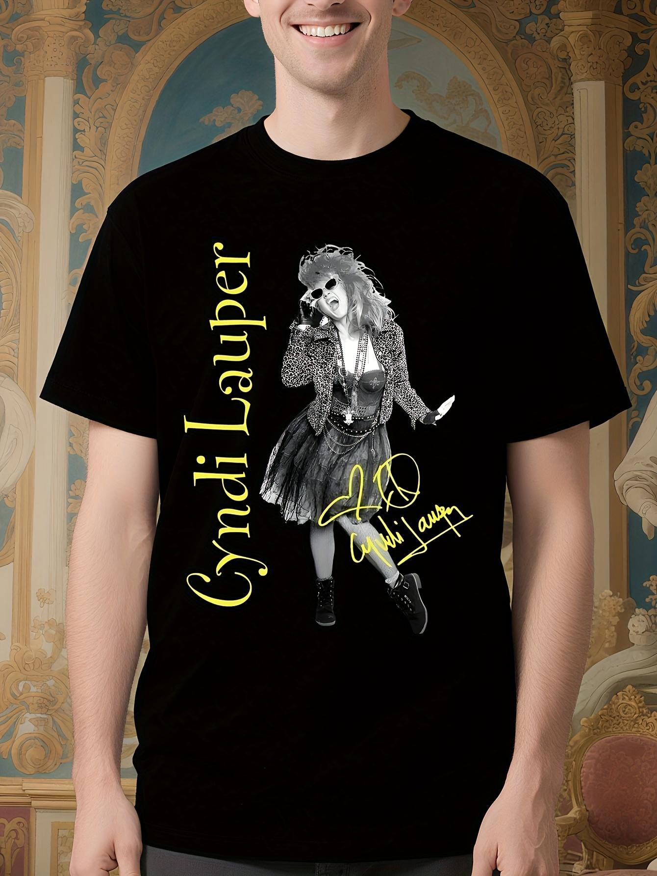 CYNDI LAUPER Gift Funny Unisex Short Sleeve All Size S-23... XXXXL