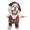 Grappige Huisdierkleding Piraat Hond Kat Kostuum Pak Zeekapitein Verkleedfeest Kleding voor Kat Hond Plus Hoed Huisdier Hond Kostuum