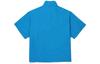 Men's FILA T-Shirts Men's Ocean Blue Stand Collar Moderate
