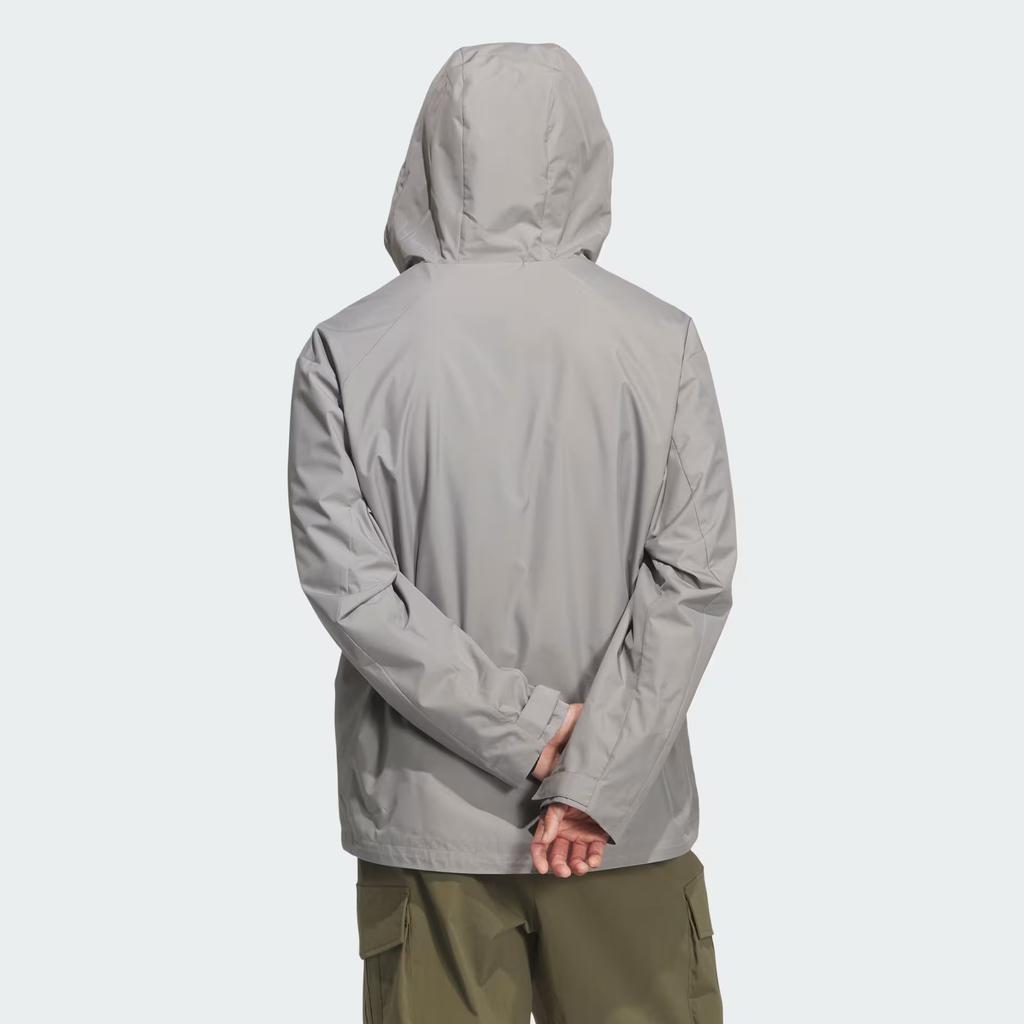 Adidas Casual Jackets Unisex Pure Ice Gray Hooded Moderate Other KF5232