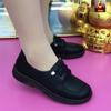 Soft leather single shoes 2025 spring new beef tendon soft sole soft surface non-slip mother versatile middle-aged and elderly casual small leather