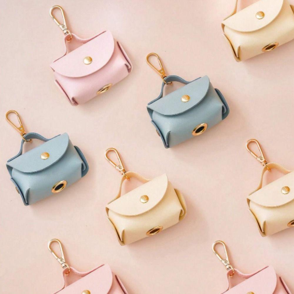 With Metal Buckle Dog Poop Bag Dispenser Leakproof Waste Bag Dispenser Pet Poop Bag Holder  Walking