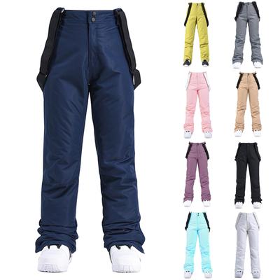 Ski Pants With Men'S And Women'S Shoulder Straps, Warm Single Board And Double Board Ski Pants