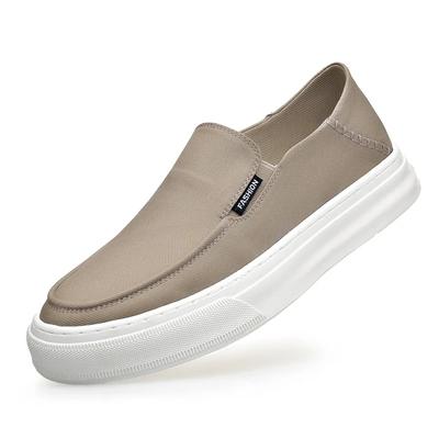 FashionDesigner New Net Thick Soled Man Canvas Shoes Spring Autumn Fashion Retro Slip-on Breathable Lightweight Outdoor Men's Sneakers