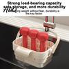 Collapsible Food Strainer Hanging Sink Drain Basket Foldable Stretchable Kitchen Colander Space Saving Fruit Washing Basket Strainer Multi-functional