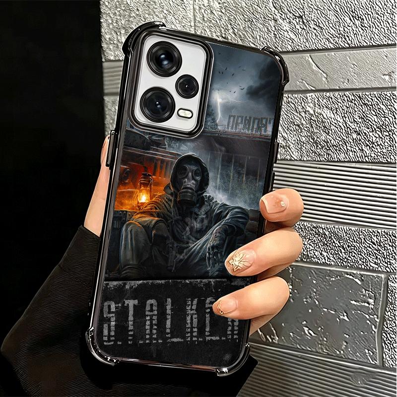 S-Stalker Game Cool Soft Phone Case For Xiaomi Redmi Note 14 15 Pro Plus 13 12 11S 11T 5G 10 9S 9 Plating Anti-Fall Fundas
